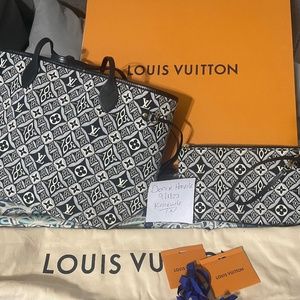 Like New Louis Vuitton Neverfull 1854 Limited Edition, pochette, box, dust bag